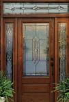 beveled glass in door