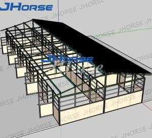 Wholesale Galvanized Temporary Vinyl Sewn Horse Stall Panels For Horse Stables from china suppliers