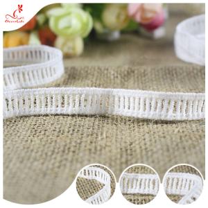 Wholesale 1.2cm Lace Trims Machine Crochet Pure Poly Mesh Lace Ribbon For Women Dress from china suppliers