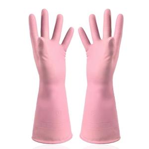 Wholesale Morande Red Latex Household Glove Flocked Lining Kitchen Chemical Resistant Latex Gloves from china suppliers