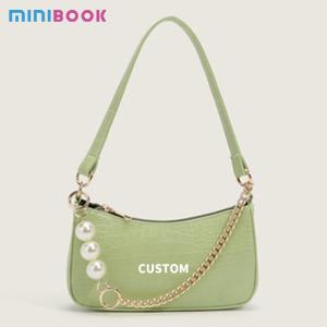 Wholesale Chains Decoration Vegan Leather Women's Shoulder Purses Handbags for Everyday Wear from china suppliers