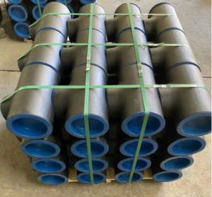 Wholesale Pure Seamless Carbon Steel Pipe Tee Fitting Sch 40 WRAS For Gas Oil Tee from china suppliers