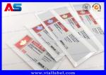 Waterproof Strong Adhesive Printable Glass Peptide Vial Labels custom bottle