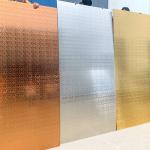 New Products Interior Decorative Metal Wall Panels Mosaic Bamboo Charcoal Wood