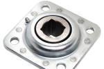 Agricultural machinery bearing W208PP5 square bore Stainless stell GCr15