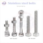DIN933 DIN931 A2 A4 Stainless Steel 304 Hex Head Bolts Nuts for General Industry