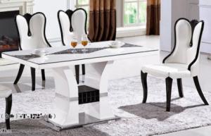 Wholesale home 6 person rectangle natural marble table dining room furniture from china suppliers
