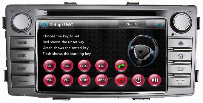 Ouchuangbo Car DVD Nav Audio Radio Player for Toyota Hilux 2012 USB iPod GPS System OCB-6230A