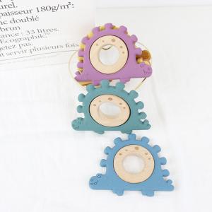 Wholesale Multi Color Silicone Children Wooden Toys Wristband For Infant from china suppliers