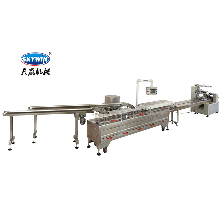 Small Scale Two Lanes 1000pcs/min Sandwich Biscuit Machine / Cracker Making Machine