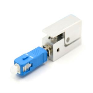 Bare Singlemode Simplex Fiber Optic Adapter ABS Blue fiber adoptor
