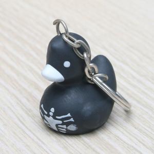 Wholesale Black Vinyl Skeleton Duck Rubber Duck Keychain Party Favors Gift For Home Key from china suppliers