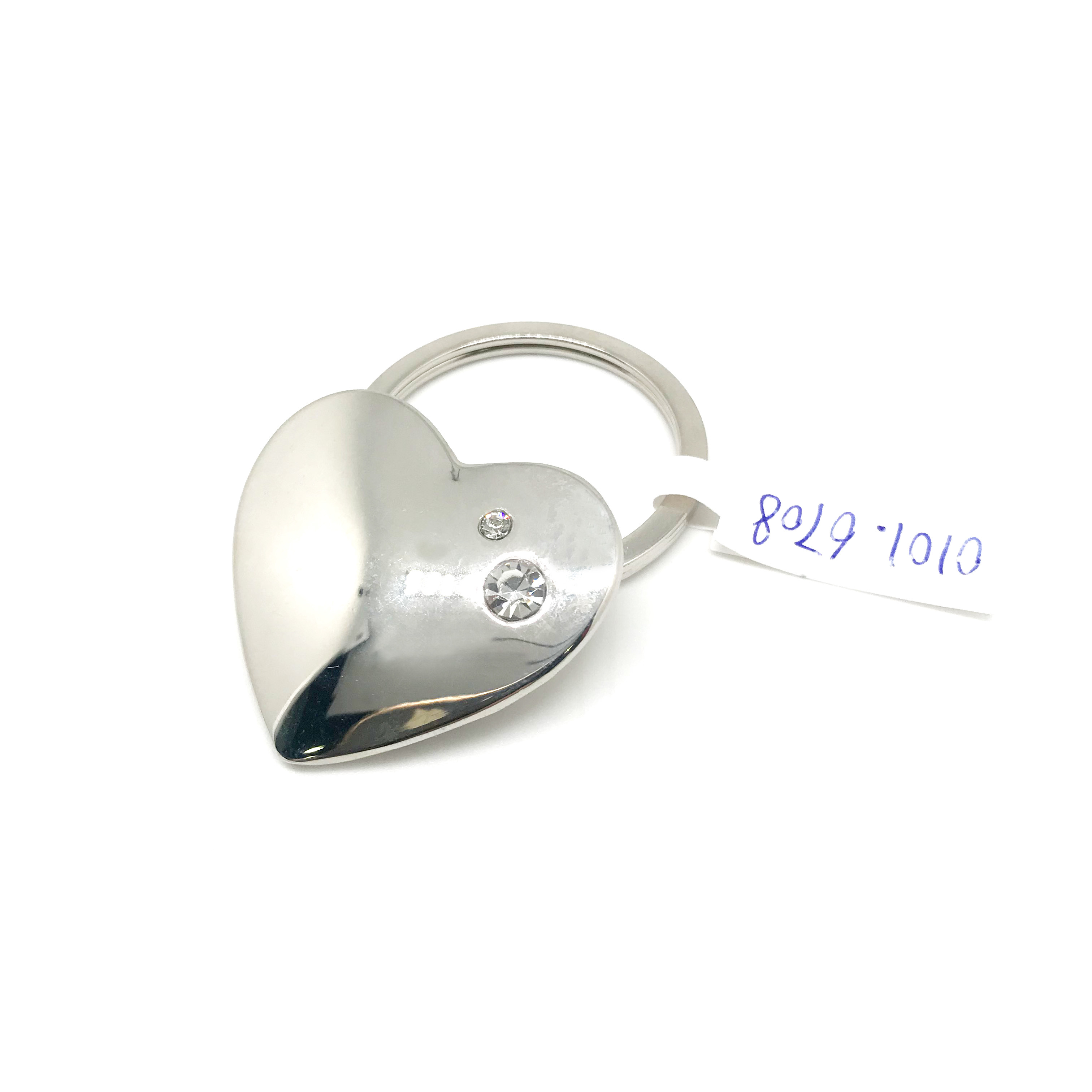 Logo Embossed Lovely Metal Key Charm / Cute Key Ring Personalized Gift Souvenir Bone Shape Holder