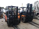 7fd50 Used Diesel Forklift Truck , Second Hand Toyota 5 Ton Forklift