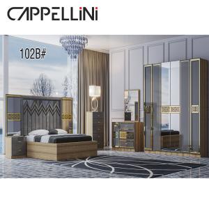 Wholesale SGS Modern Bedroom Furniture Storage Dresser Comforter White Bed King Grey Full Size from china suppliers