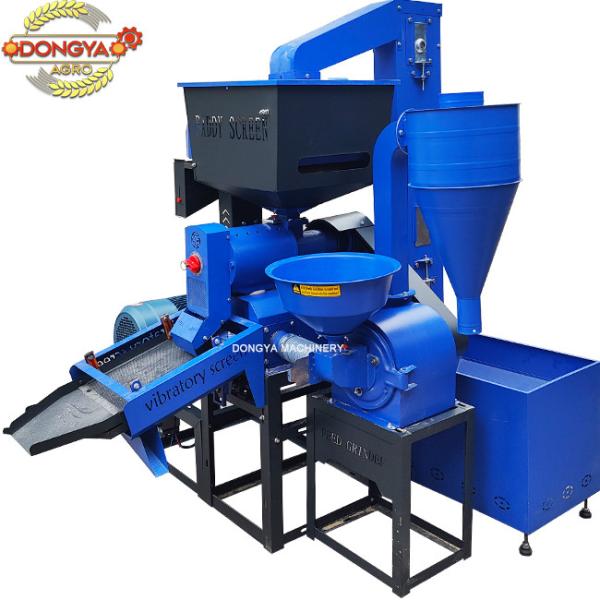 DongYa Agro 650kg-1500kg Per Hour Commercial Rice Mill with Elevator Auto
