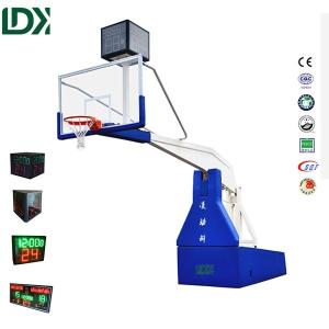 Wholesale FIBA Professional Basketball Hoop Electric Hydraulic Basketball Stand Equipment For Sale from china suppliers