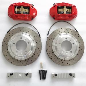 Wholesale Metal 4 Pot Brake Kit Brembo GT4 355*28mm Drilled For Porsche 987 Rear from china suppliers