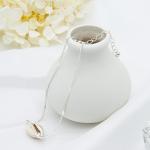 22mm Jade Diamond Beaded Bracelets Jewelry Alloy Shell Silver White Shell