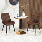 Modern Round Marble Negotiating Table For Hotels Dessert Shops