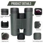 Extra Low Dispersion ED Binoculars IPX7 Waterproof BaK4 Prism For Stargazing