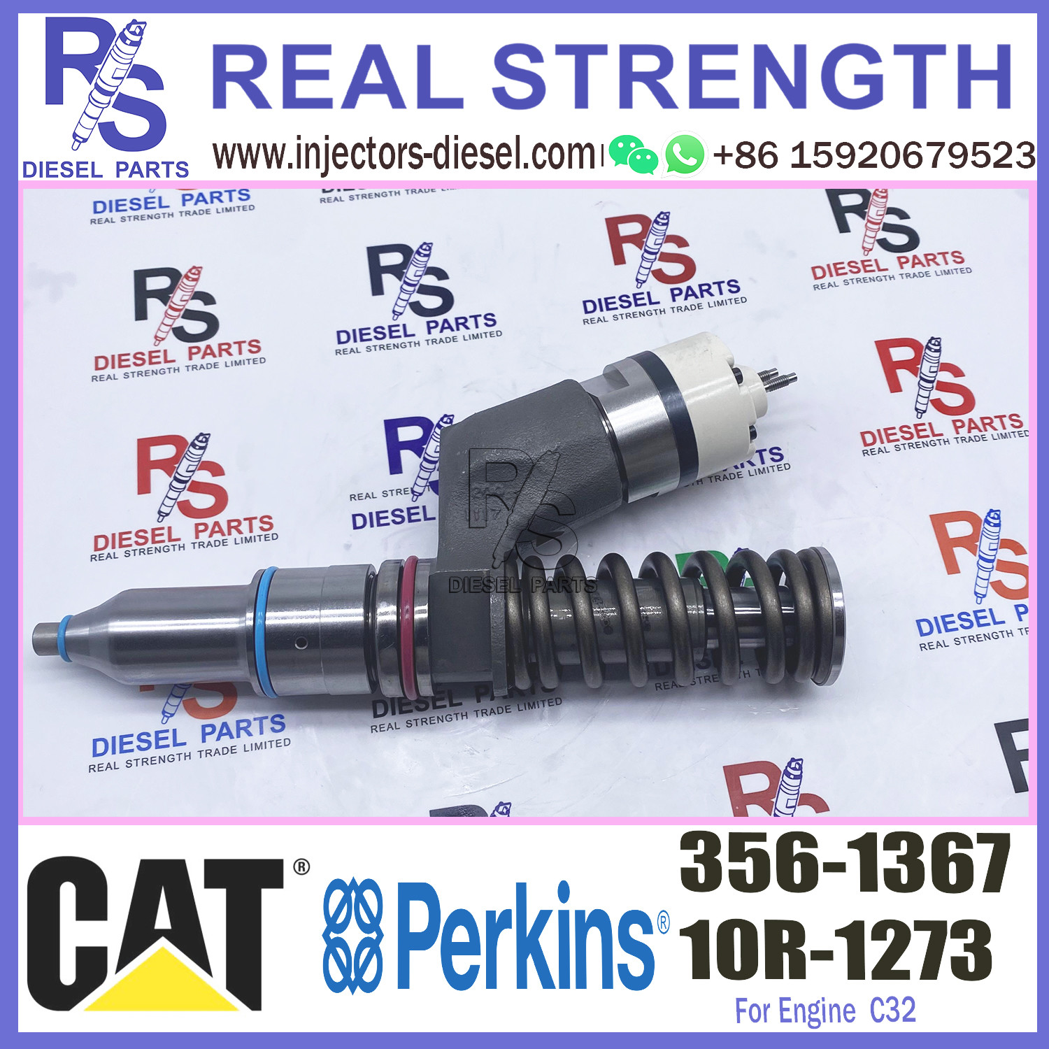 232-1199 249-0709 356-1367 C15 engine fuel injector for cat 10R-1273 10R-9236 E365B E365C E365D E374D