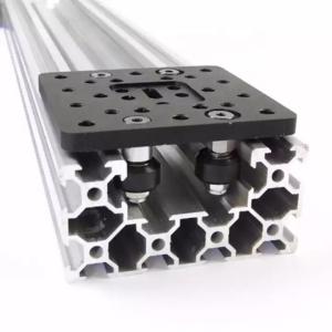 Wholesale V Slot C Extrusion Aluminum Profiles 2020 2040 4080 2060 Bars Black 20x40 For Rail from china suppliers