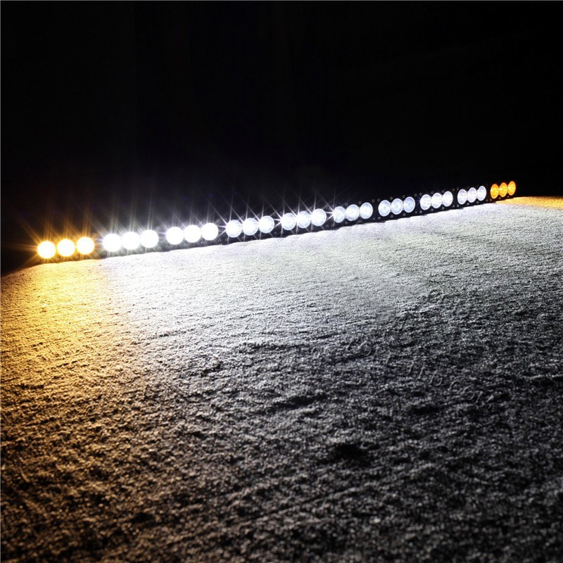 30W 60w 90W 120W 180W 240W 270W 300W C REE Single Row Amber LED Driving Light Bar