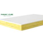 Customizable Fiberglass Sound Absorbing Acoustic Baffles for Integrated Ceilings