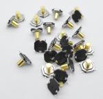 Metal Case Normally Closed Tactile Switch 12V Voltage With Brass Button