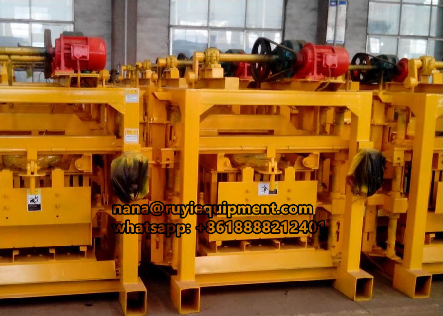 semi-automatic concrete block machine for hollow blocks paving blocks