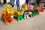 Coin Operated Dinosaur Battery Car Walking Simulation Ride For Amusement Park
