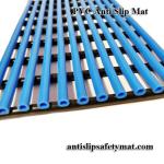 Two Layers Swimming Pool Anti Slip Mats Hollow Tube PVC Drainage Mats