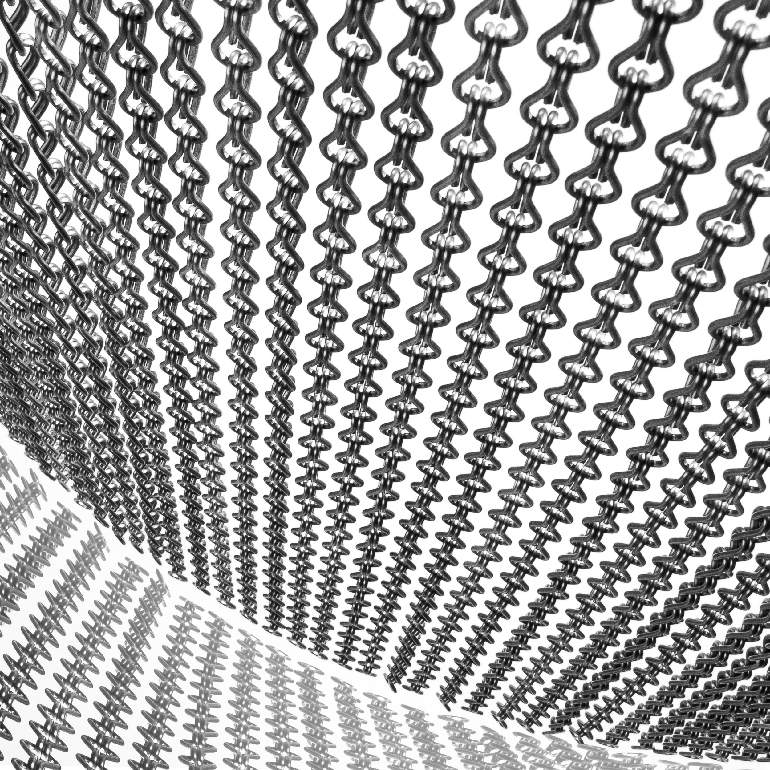 Dekoration Gold Aluminum Chain Curtain 1m-3m Stainless Steel Mesh Curtain
