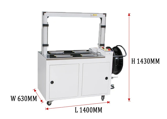 YH-101A Import Automatic Carton / Case Strapping Machine For PP Straps Pouch Packing Machine