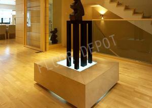 China AC4 HDF Waterproof Laminate Flooring , Laminate Tile Flooring E1 Crystal V Groove Oak Color on sale