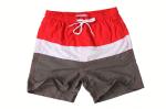 Men'S Color Blocking Taslon Swim Shorts 30-36 Size Sample Free
