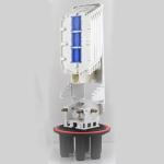 Waterproof Dome FTTH Fiber Optical Splice Closure 5 6 7 Port 4 Trays Basket