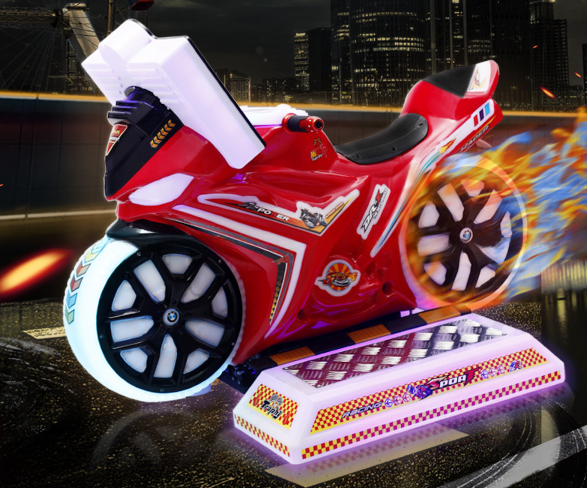 2022 Kids Motor Racing Kiddie Rides TT speed motorcycle game machine for amusement park game center
