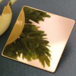 Kitchenware Inoxidable SS Coloured Sheet , Anti Oxidation Gold Stainless Steel