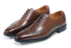 Wholesale Derby Brogue Oxford Mens Leather Dress Shoes Classical Handmade With OEM Service from china suppliers