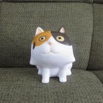 Shenzhen cartoon mini cat vinyl money bank, coin box toys for saving coines or