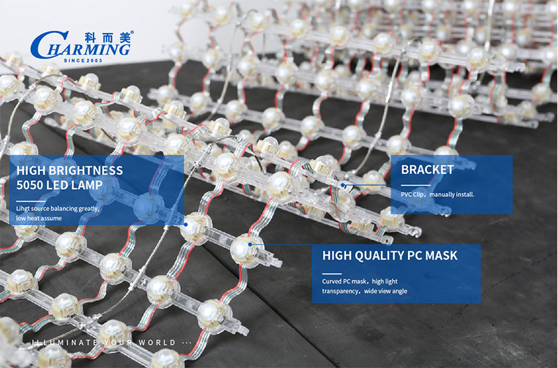 Windproof RGB LED Mesh Video Wall , Anti Corrosion LED Drape Screen
