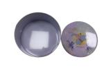 Bespoke Round Shortbread Biscuit Tin Gift Container 190mm Dia Biscuit Tin