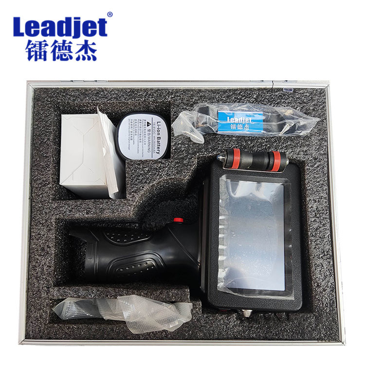 S500 3.7KG Batch Coding Machines , 12.7mm TIJ Handheld Batch Code Printer