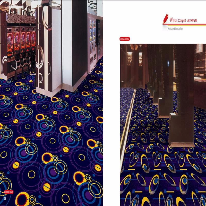 High Density Commercial Grade Carpet Tiles Stars And Moon Design