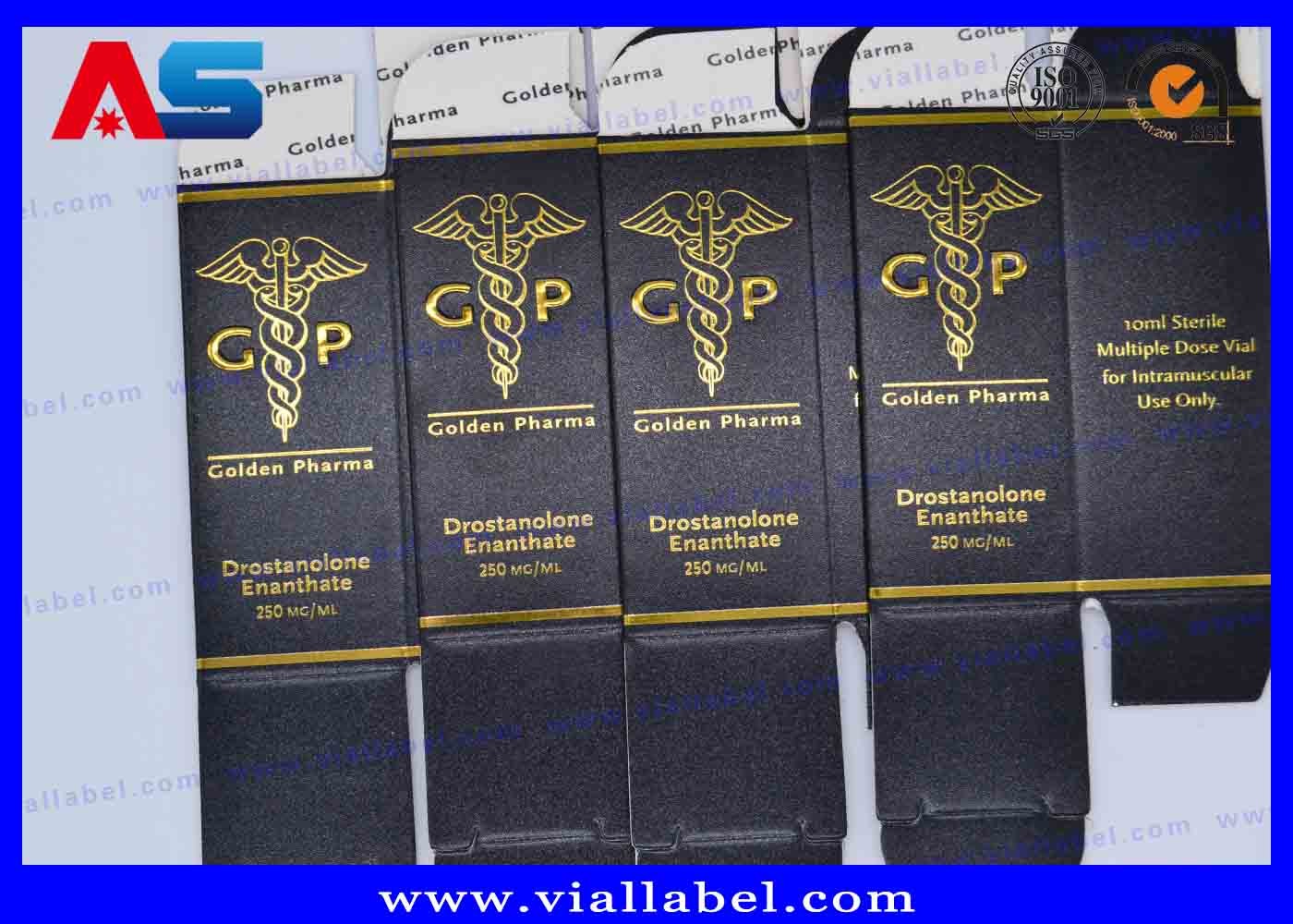 10ml Square Paper Boxes / Medical Injectable Vial Box Packaging For PCT Or Weight Loss