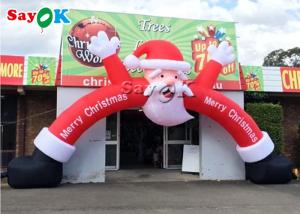 Wholesale Christmas Inflatable Archway Advertising Christmas Inflatable Santa Arch For Shop Decoration from china suppliers