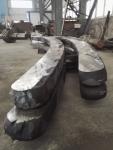 Heavy Steel Forgings Bearing Parts 300 - 1200mm Width 8 Tons