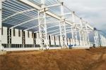 Open Span Sandwich Panel Prefabricated House Steel Garage Workshop Recyclable